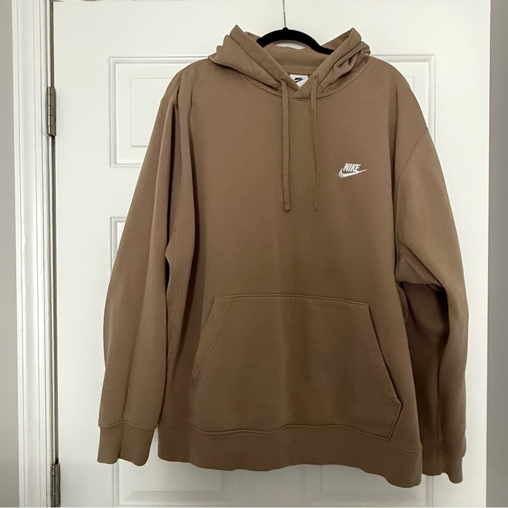 Nike Men's Tan Hoodie